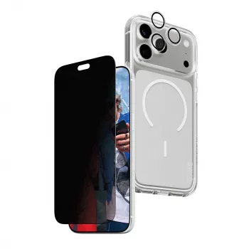 Pack 3 en 1 PanzerGlass Privacy Flagship pour iPhone 18 Pro Max