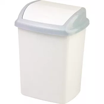 Poubelle CURVER Dominik 25L, gris, 36,5 x 29,1 x 48 cm