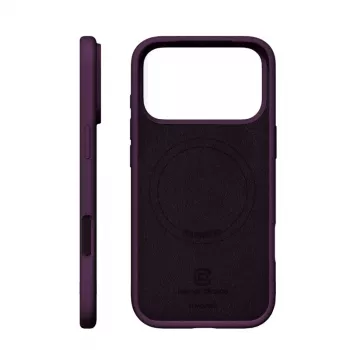 Coque MagSafe Crong Color Cover Magnetic pour iPhone 18 Pro Max / 17 Pro Max (prune)