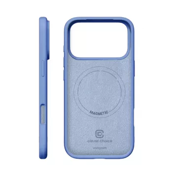 Coque magnétique Crong Color Cover pour iPhone 18 Pro Max / 17 Pro Max (bleu)