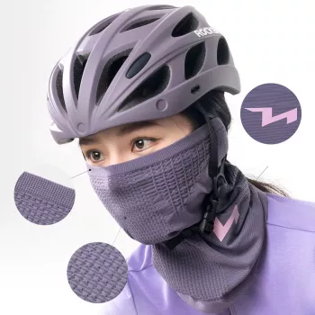 Tour de cou thermique de cyclisme femme ROCKBROS LFA23 - violet