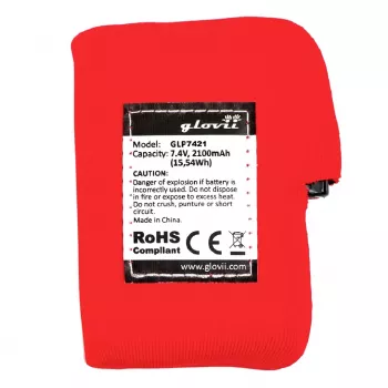 Glovii Li-Polymer Battery 2100 mAh 7.4V for Heated Gloves and Hats