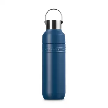 Bouteille thermique LE CREUSET ON THE GO 500 ml bleue