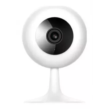 Caméra babyphone Wi-Fi orientable IMILAB SC230, 2K 3MP, vision nocturne, audio bidirectionnel, détection de mouvement et de son, blanche