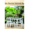 Table de repas de jardin Keter Harmony blanche/gris clair 29201231