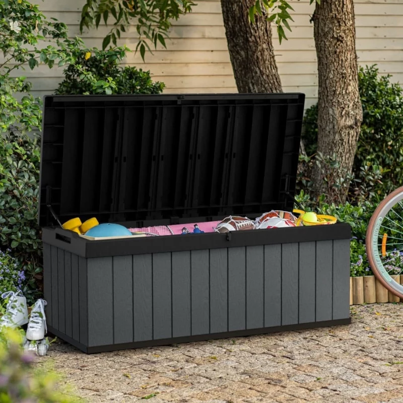 KETER boîte de rangement Darwin 380L gris