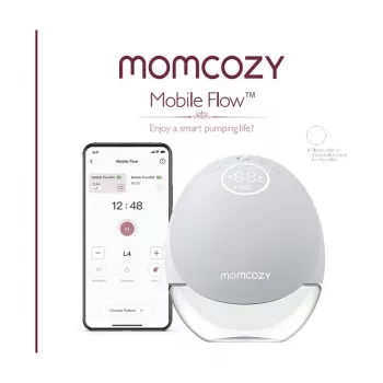 Momcozy - Tire-lait mains libres M9 - rouge