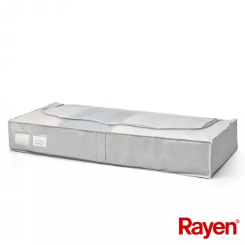 Boîte à vêtements premium RAYEN gris 103x16x45 cm