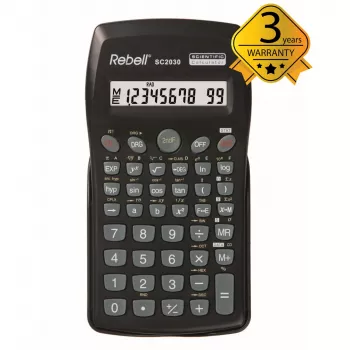 Rebell SC2030 calculatrice scientifique, 10 chiffres, 136 fonctions