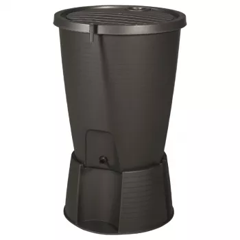 Récupérateur d'eau de pluie KETER Indigo + socle 200 L gris