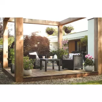 Ensemble de mobilier de jardin KETER Elodie Balcony Set avec table Classic gris