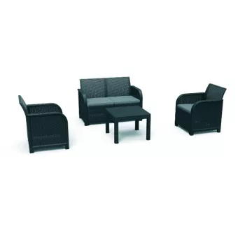 Ensemble de mobilier de jardin KETER Rosalie Set avec table Classic gris