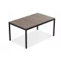 Table de jardin KETER Deco Porto Nova 160 noyer/noir