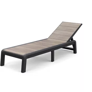 Bain de soleil KETER Deco Porto gris/gris cendré