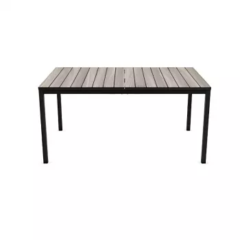 Table de jardin KETER Deco Porto Nova 160 gris/noir
