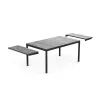 KETER table de jardin extensible Deco Porto Nova extensible 160-240 gris/noir