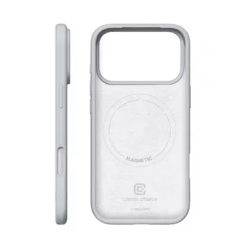 Coque MagSafe Crong Color Cover Magnetic pour iPhone 18 Pro / 17 Pro (grise)