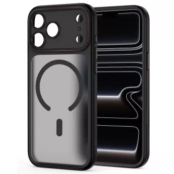 TECH-PROTECT MAGCAM MAGSAFE IPHONE 17 PRO / 18 PRO NOIR MAT/ROUGE