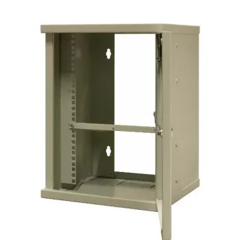 EMITER EM/SH02B5412-08 Light Series armoire réseau murale 19 pouces 12U, porte en verre trempé, 550×450×590 mm