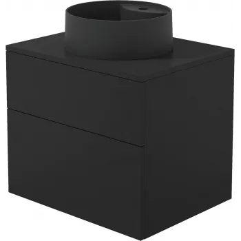 Meuble vasque suspendu DEANTE SDNB6SNU4B avec lavabo en granit intégré 360 mm, blanc