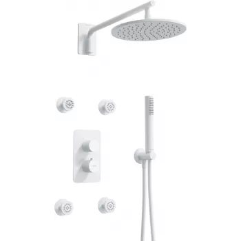 Ensemble de douche encastré thermostatique DEANTE avec BOX – avec pommeau de douche