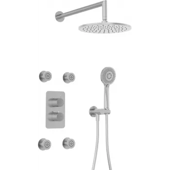Ensemble de douche encastré thermostatique DEANTE – avec pommeau de douche