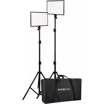 Nanlite LUMIPAD 25 2KIT Kit de panneaux LED bi-color avec pieds et sac
