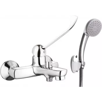 Mitigeur de baignoire DEANTE avec ensemble de douche Clinic à levier