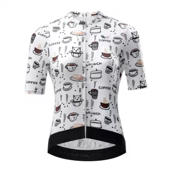 Maillot de cyclisme femme Rockbros 15110005004 manches courtes M - blanc