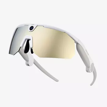 Lunettes-caméra sport BleeqUp Ranger AI blanches