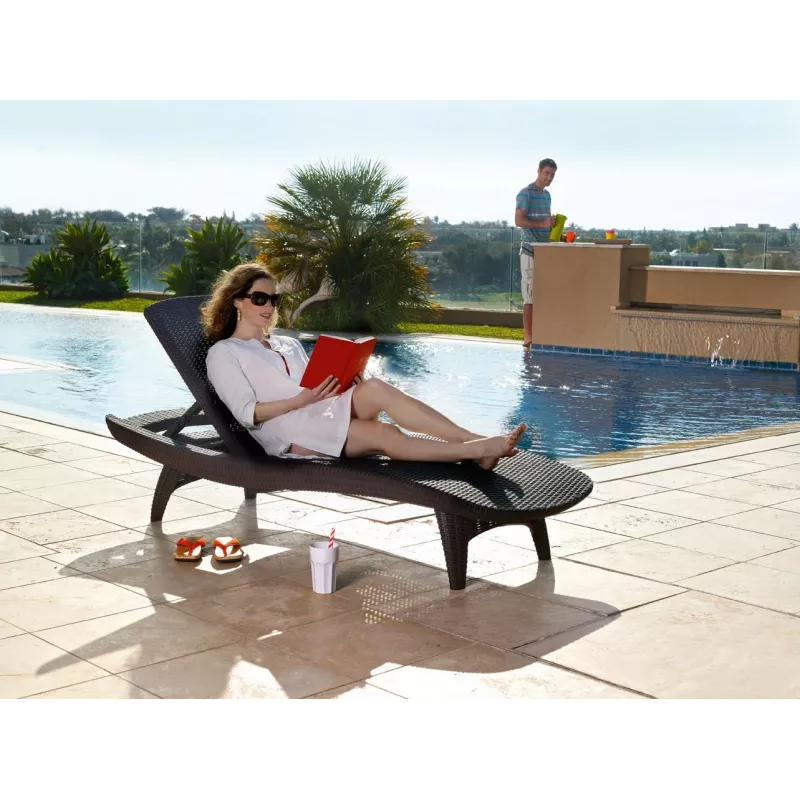 Bain de soleil KETER Pacific gris