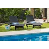 Bain de soleil KETER Pacific gris