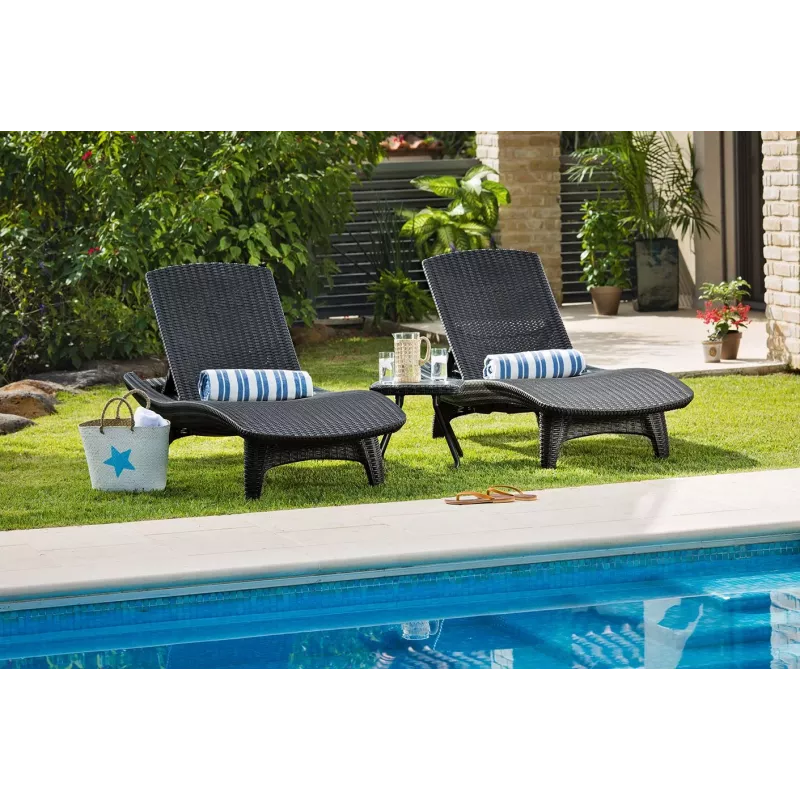 Bain de soleil KETER Pacific gris