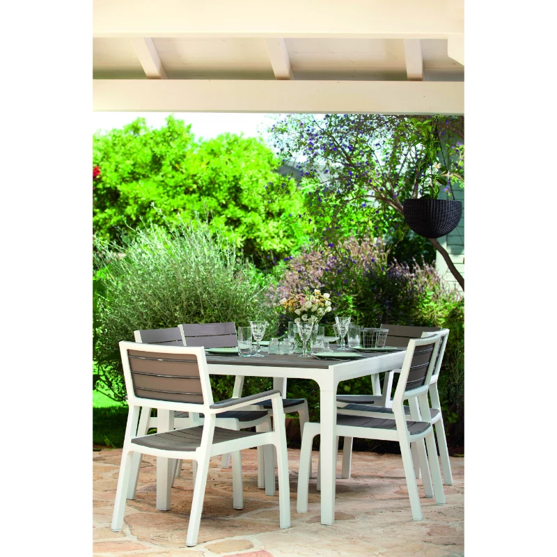 Fauteuil KETER Harmony blanc/beige