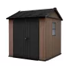 KETER Abri de jardin Newton Plus 7x7.5 marron