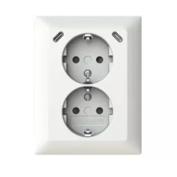 ABB 202EUJRB2USBC-914 Prise double USB Safety+ 2x USB C 2TKA00006018