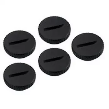 Koolance bouchon de fermeture, G1/4 inch, laiton - lot de 5, noir