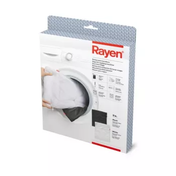 Ensemble de 2 sacs de lavage RAYEN 50x40 cm noir/blanc