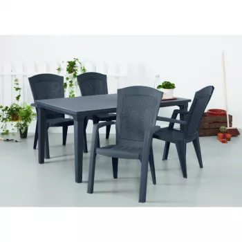 Chaise de jardin KETER Minnesota grise