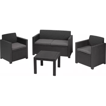 Ensemble de meubles de jardin KETER Alabama Set gris