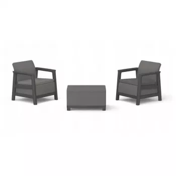 Ensemble de mobilier de jardin KETER Scandi Linea Balcony Set gris