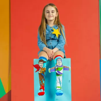 MADMIA chaussettes hautes enfant Toy Story Buzz Chudy Woody / Md018