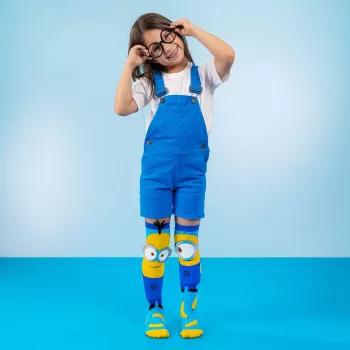 Chaussettes hautes enfant Skarpetki Gogle Minionki 3D Minions / Madmia / Nb001