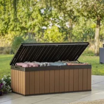KETER Darwin coffre de rangement 380L marron