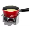 Ensemble à fondue au fromage Trisa Swiss Cross Stone 2,5L, 6 fourchettes, caquelon en grès avec réchaud et brûleur (7579.75)