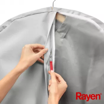 Housse de vêtements RAYEN M Premium grise 60x135 cm