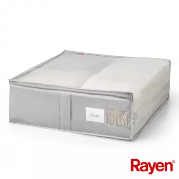 Coffre à couvertures RAYEN Premium gris 65x55x20 cm
