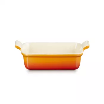 LE CREUSET Rectangular baking dish Heritage stoneware 19x14cm / 1.1L orange