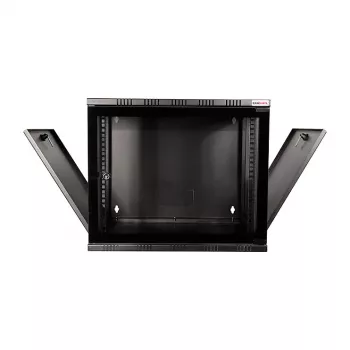 LOGILINK Boîtier SOHO mural 19 pouces 12U 540*550, flatpack, noir