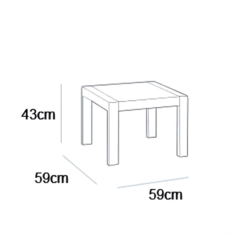 Keter Orlando petite table d'appoint grise 29209132939